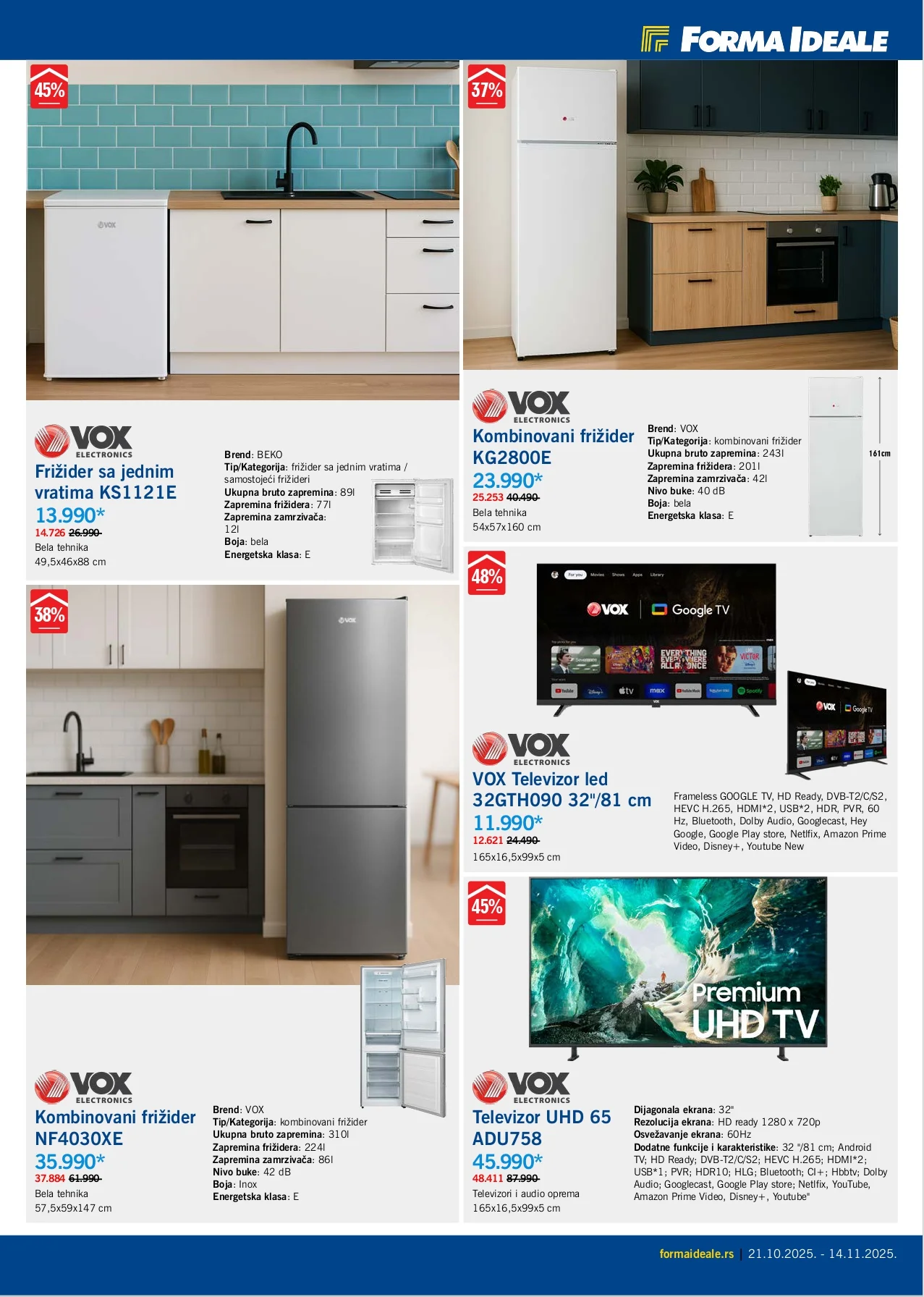Forma Ideale katalog SAVA CENTAR 21.10-14.11.2025.