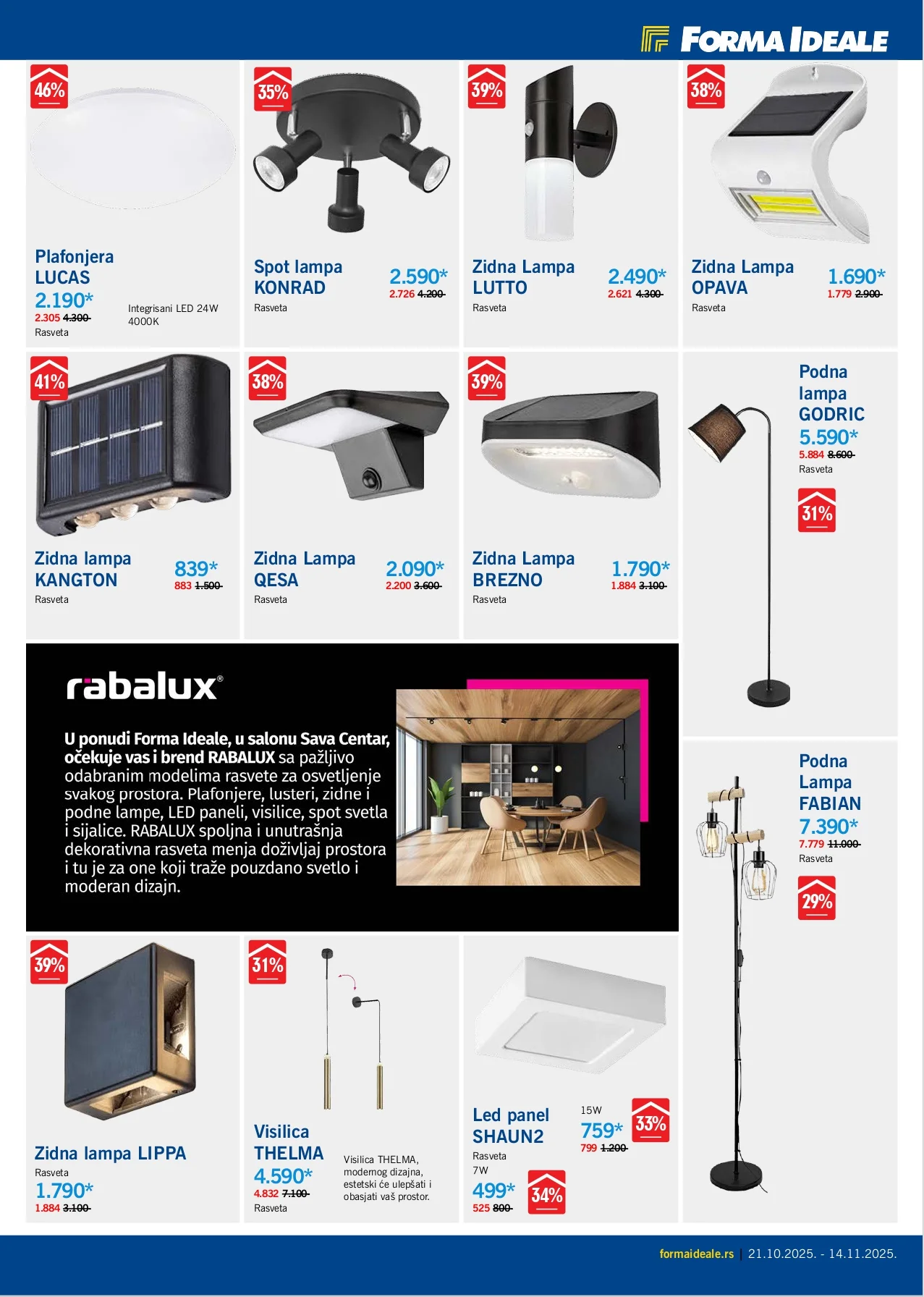 Forma Ideale katalog SAVA CENTAR 21.10-14.11.2025.