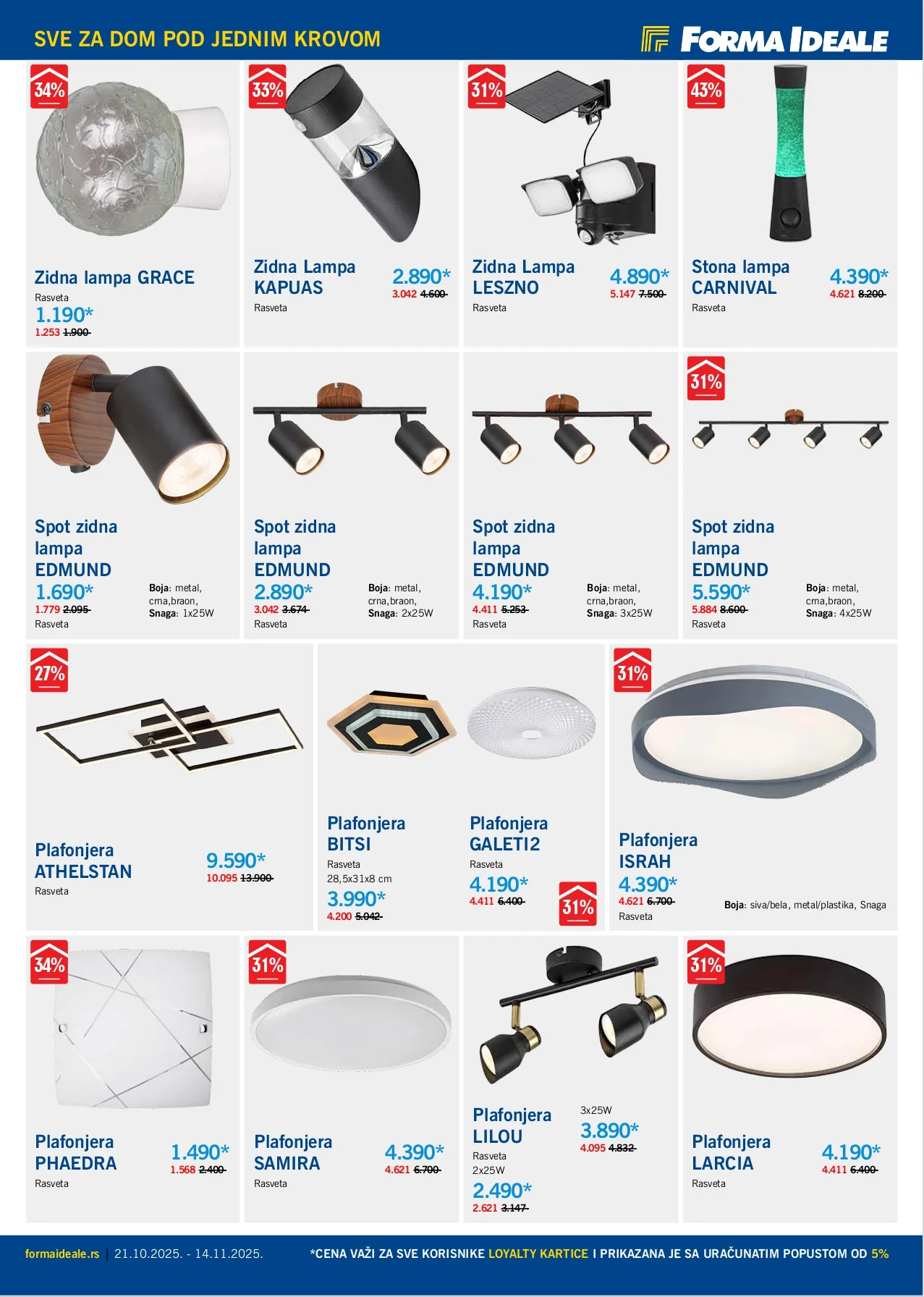 Forma Ideale katalog SAVA CENTAR 21.10-14.11.2025.