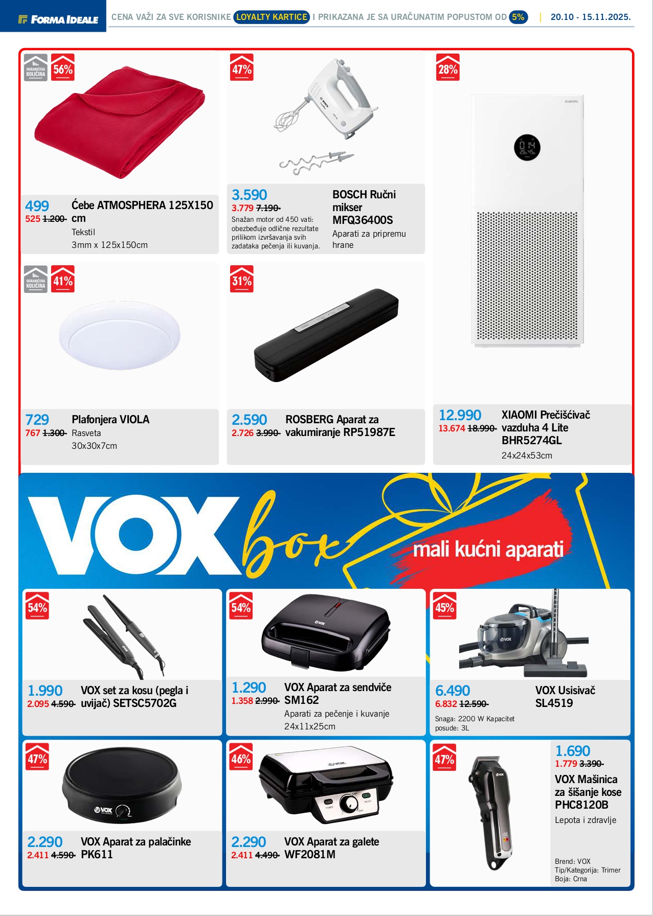 Forma Ideale katalog 20.10-15.11.2025.