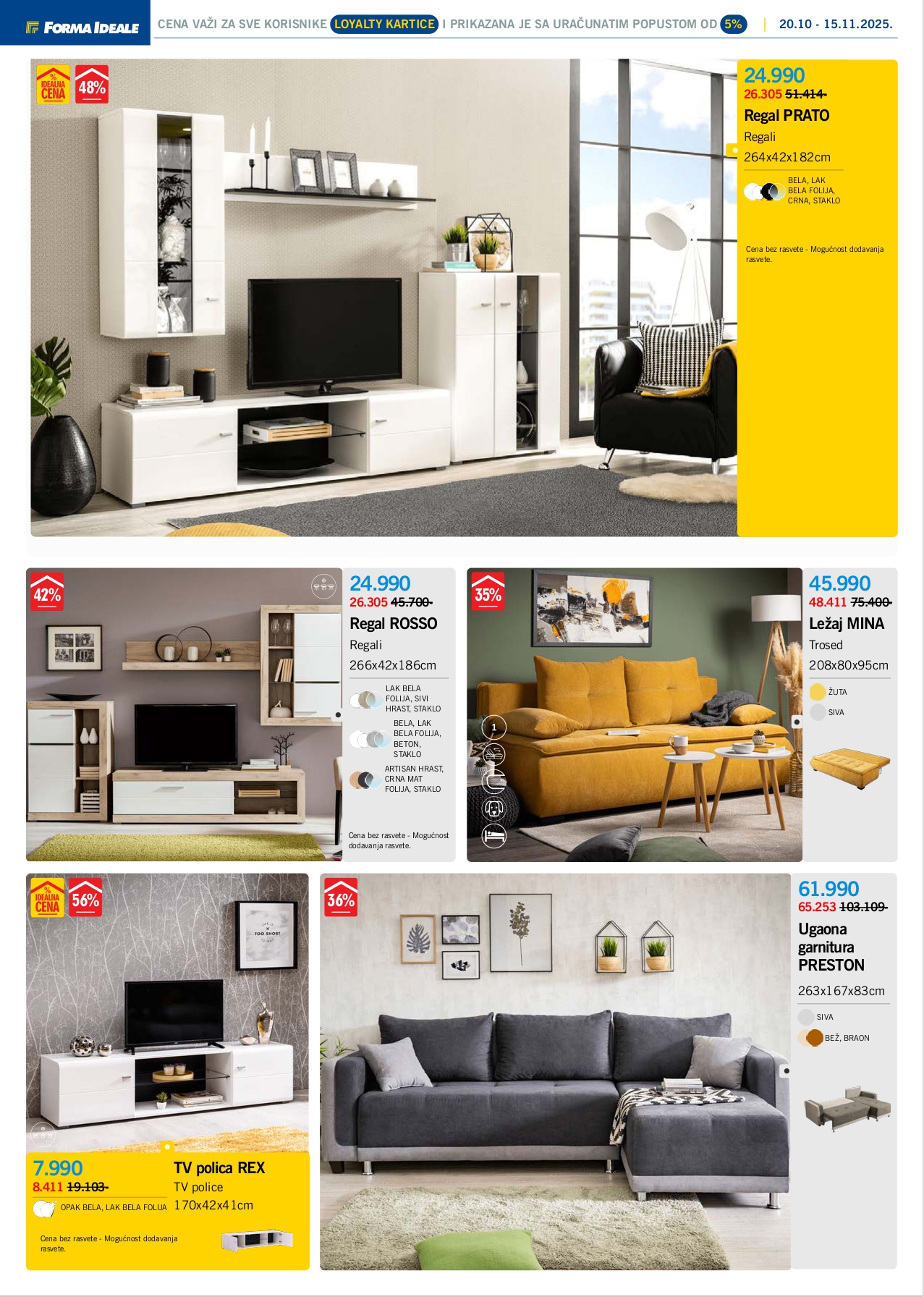 Forma Ideale katalog 20.10-15.11.2025.