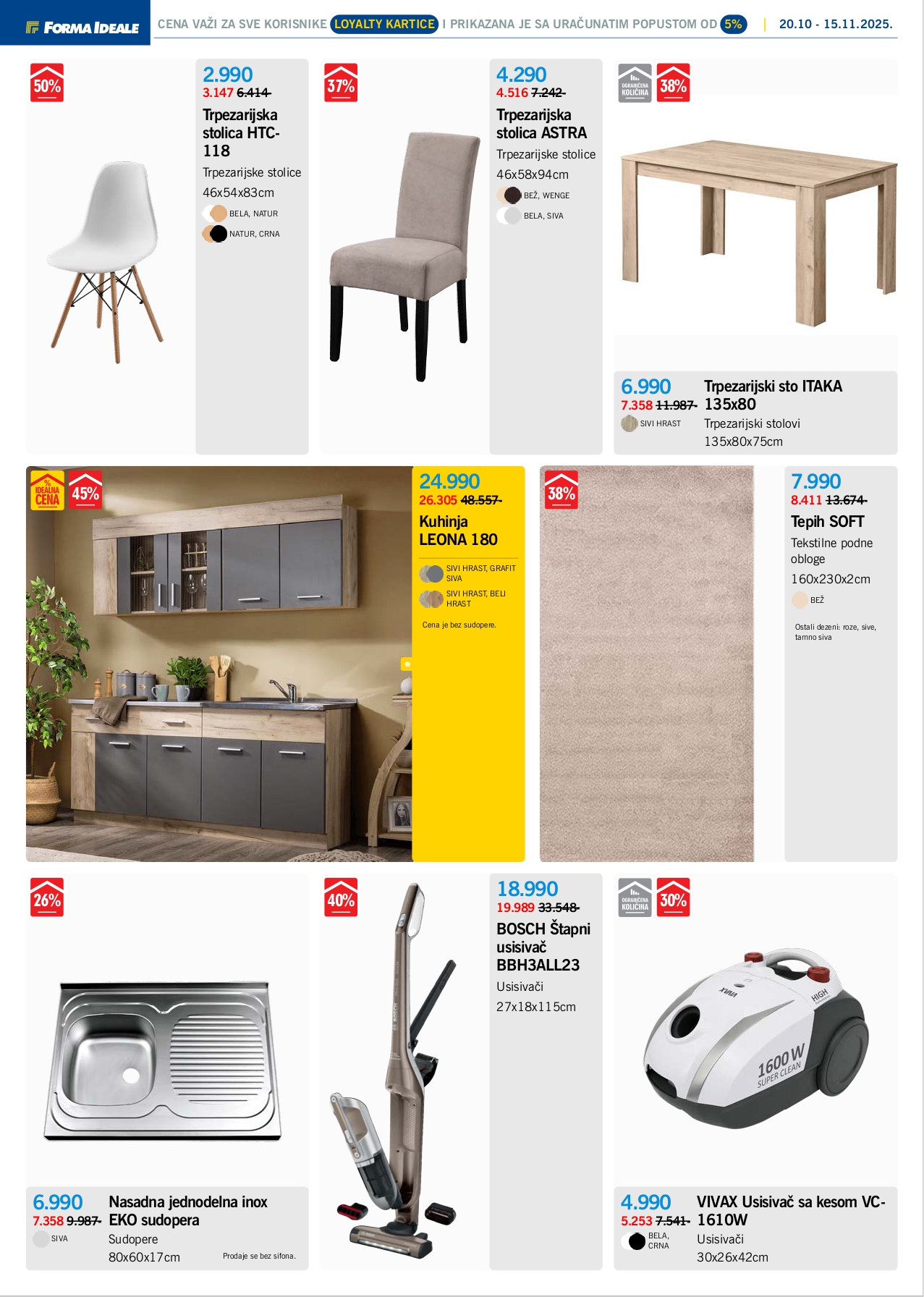 Forma Ideale katalog 20.10-15.11.2025.