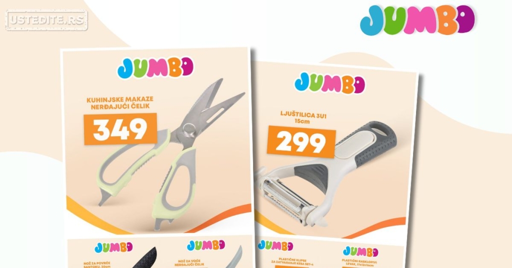 Jumbo KUHINJSKA POMAGALA - oktobar 2025.