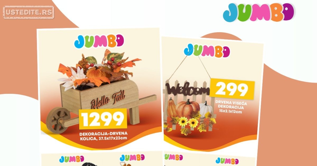 Jumbo DEKORACIJE ZA DOM oktobar 2025.