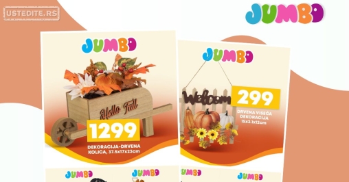 Jumbo DEKORACIJE ZA DOM oktobar 2025.