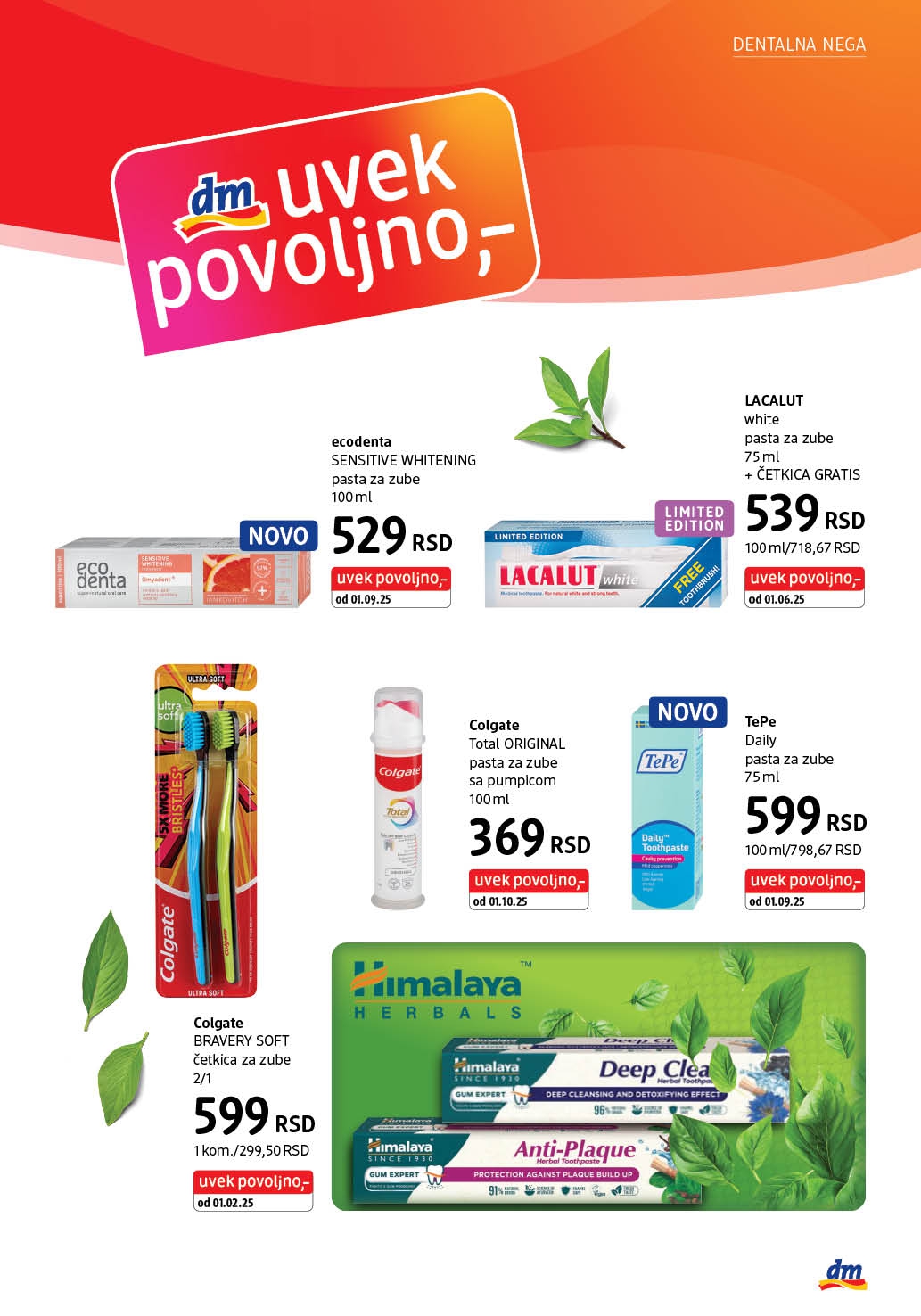 dm Katalog oktobar 2025.