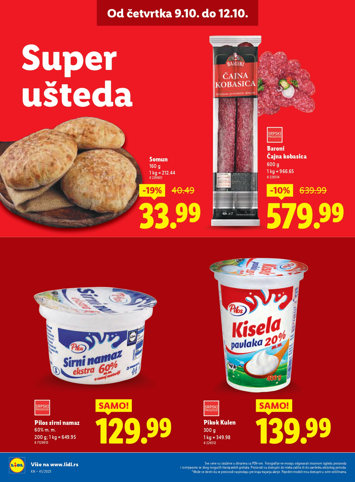 Lidl katalog 9-15.10.2025.
