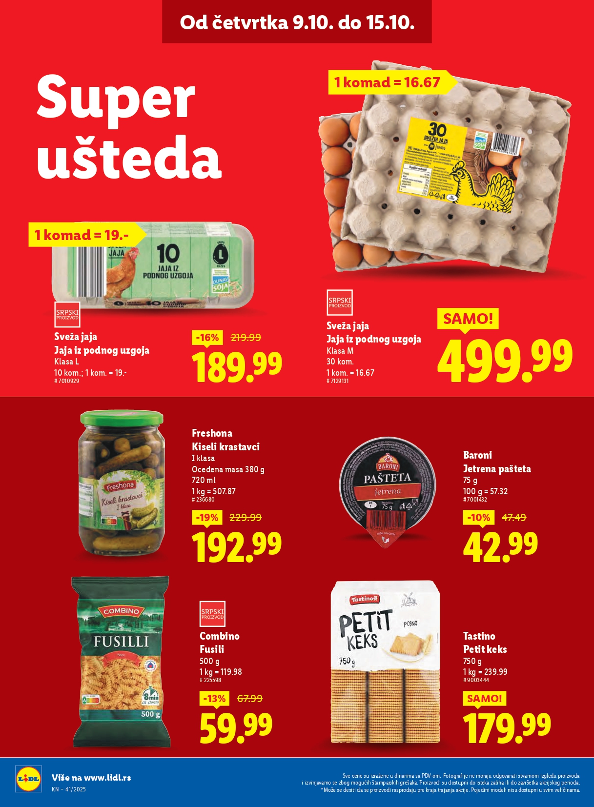 Lidl katalog 9-15.10.2025.