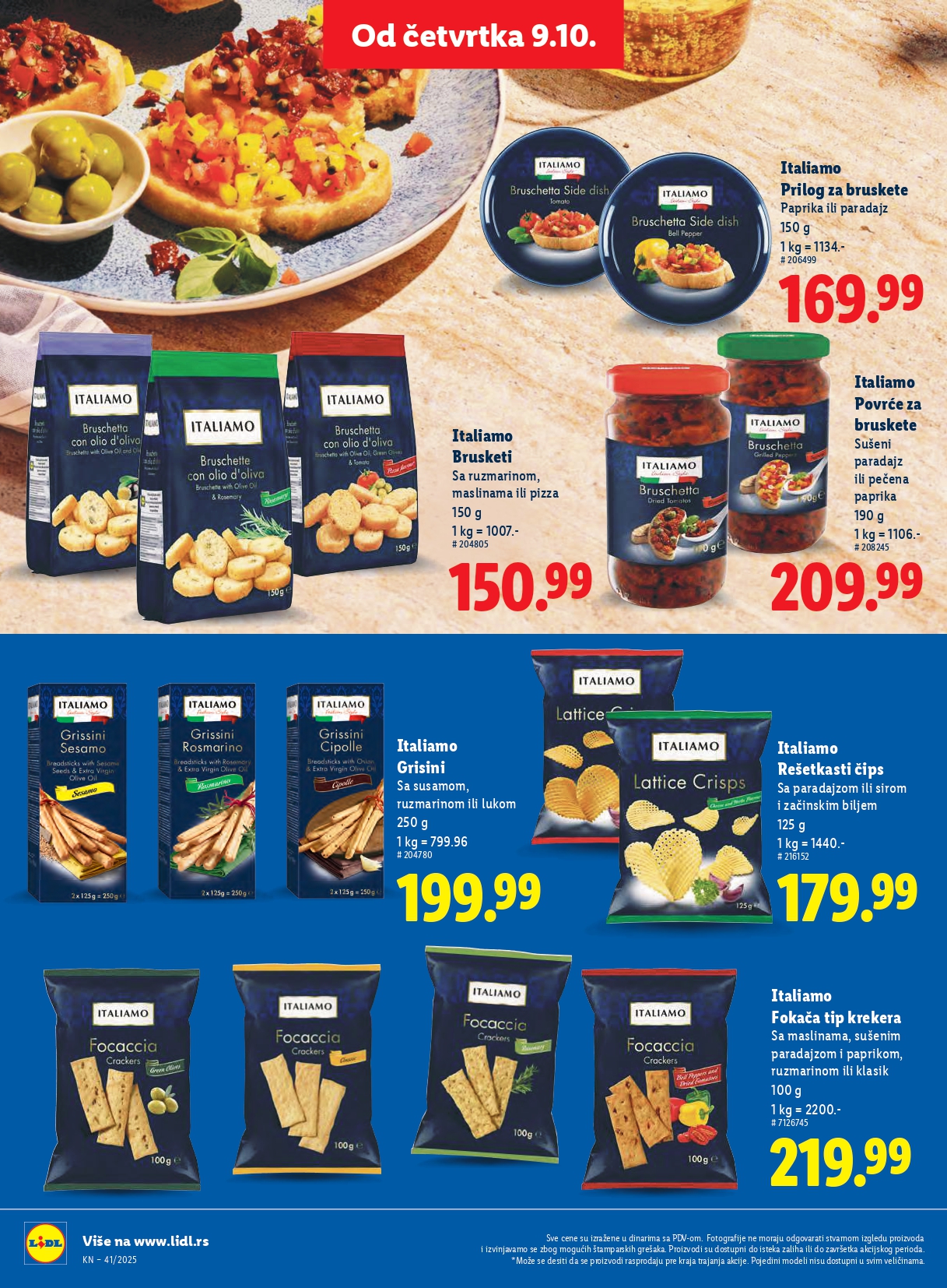 Lidl katalog 9-15.10.2025.