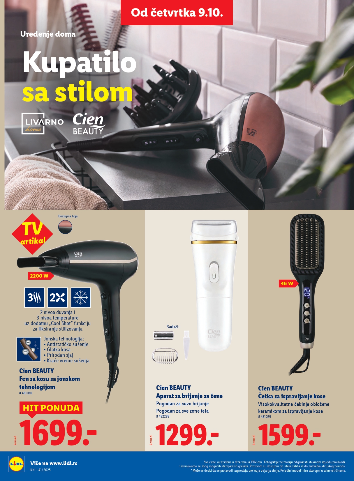 Lidl katalog 9-15.10.2025.