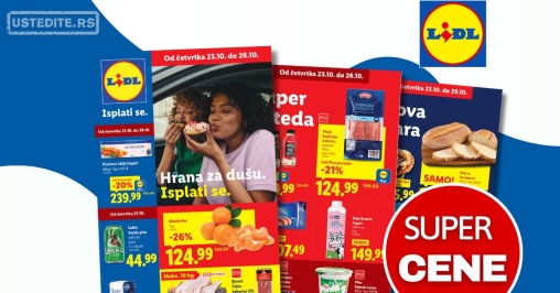 Lidl katalog 23-29.10.2025.
