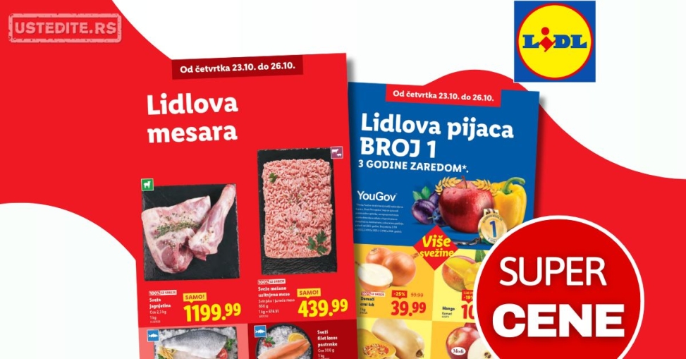Lidl SVEŽA AKCIJA 23-26.10.2025.
