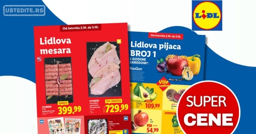 Lidl SVEŽA AKCIJA 2-5.10.2025.