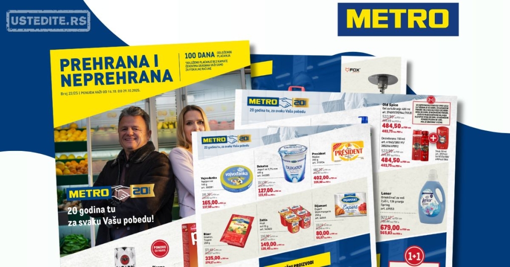 Metro katalog PREHRANA/NEPREHRANA 16-29.10.2025.