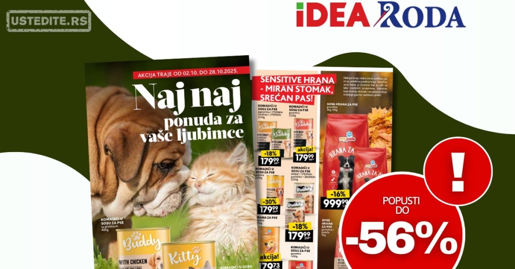 Roda & Idea katalog KUĆNI LJUBIMCI 2-28.10.2025.