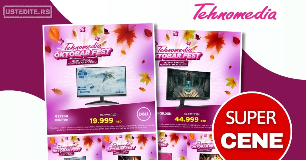 Tehnomedia AKCIJA 1-31.10.2025.