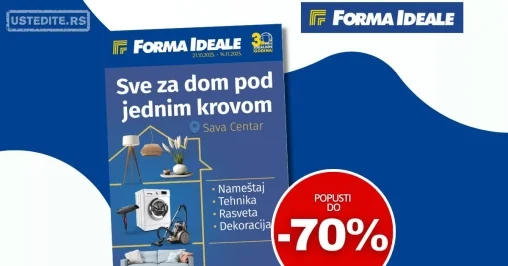 Forma Ideale katalog SAVA CENTAR 21.10-14.11.2025.