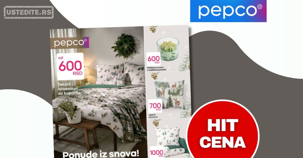 Pepco KUĆNI TEKSTIL - oktobar 2025.