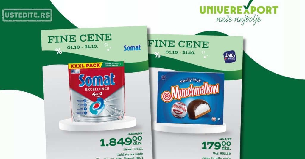 Univerexport FINE CENE 1-31.10.2025.