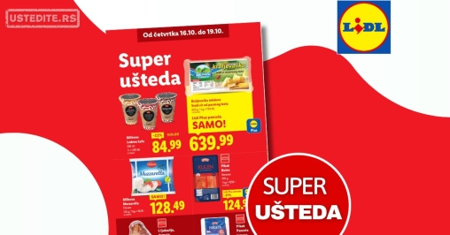 Lidl SUPER UŠTEDA 16-19.10.2025.