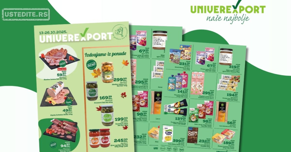 Univerexport katalog 13-26.10.2025.