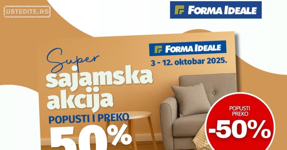 Forma Ideale AKCIJA 3-12.10.2025.