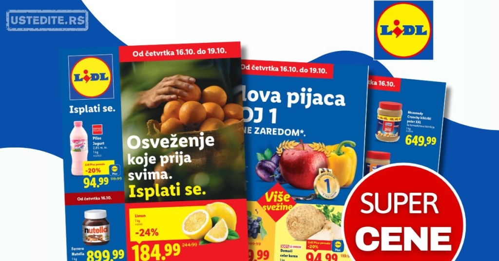 Lidl katalog 16-22.10.2025.