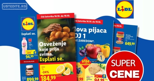 Lidl katalog 16-22.10.2025.