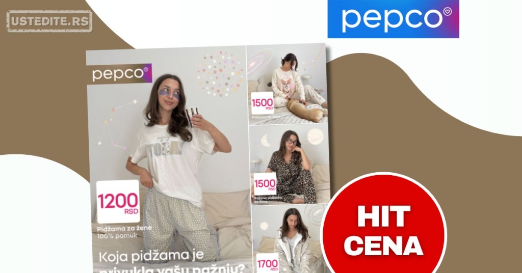 Pepco PIDŽAMA ZA ŽENE 2-8.10.2025.