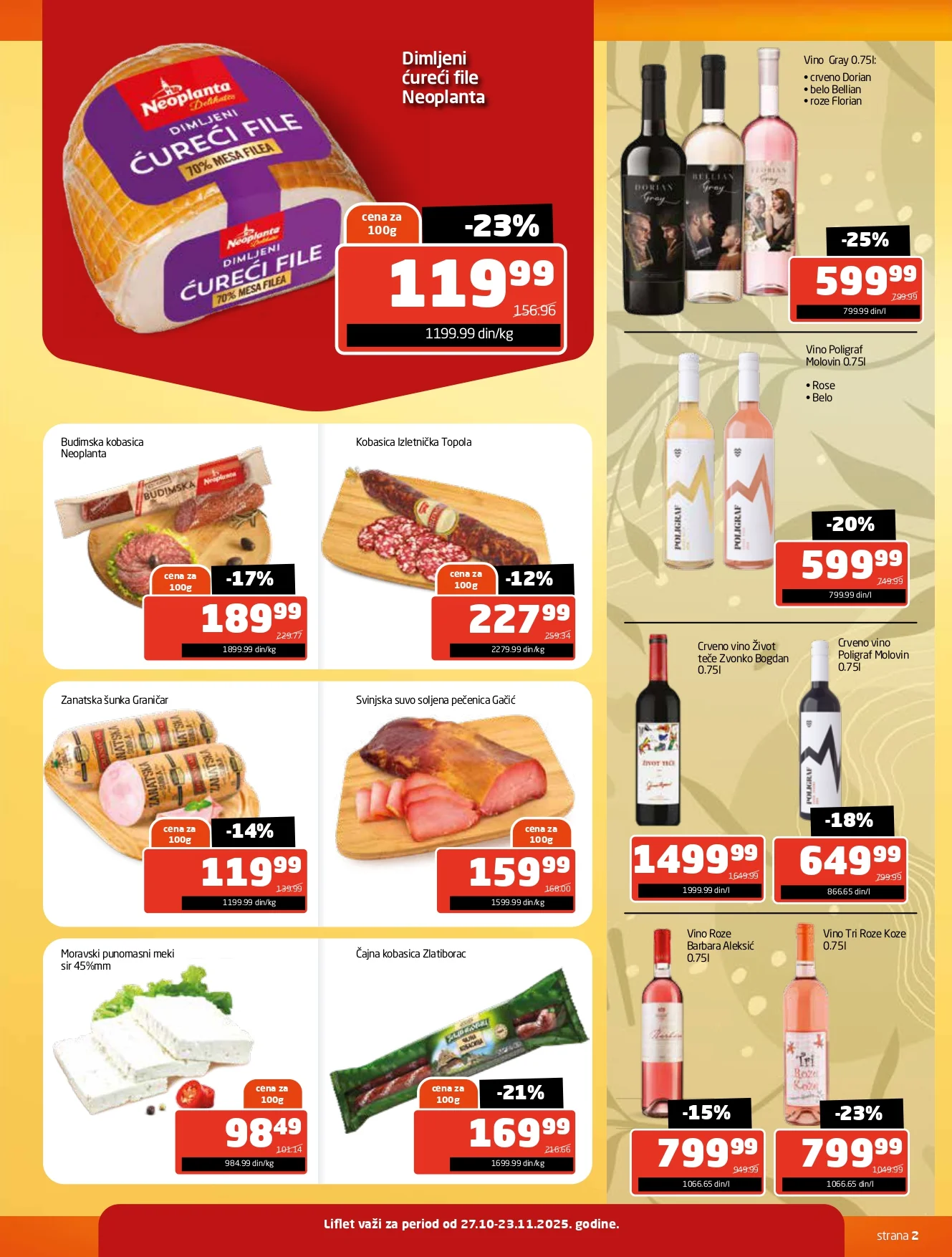 Gomex katalog TEMA MESECA 27.10-23.11.2025.