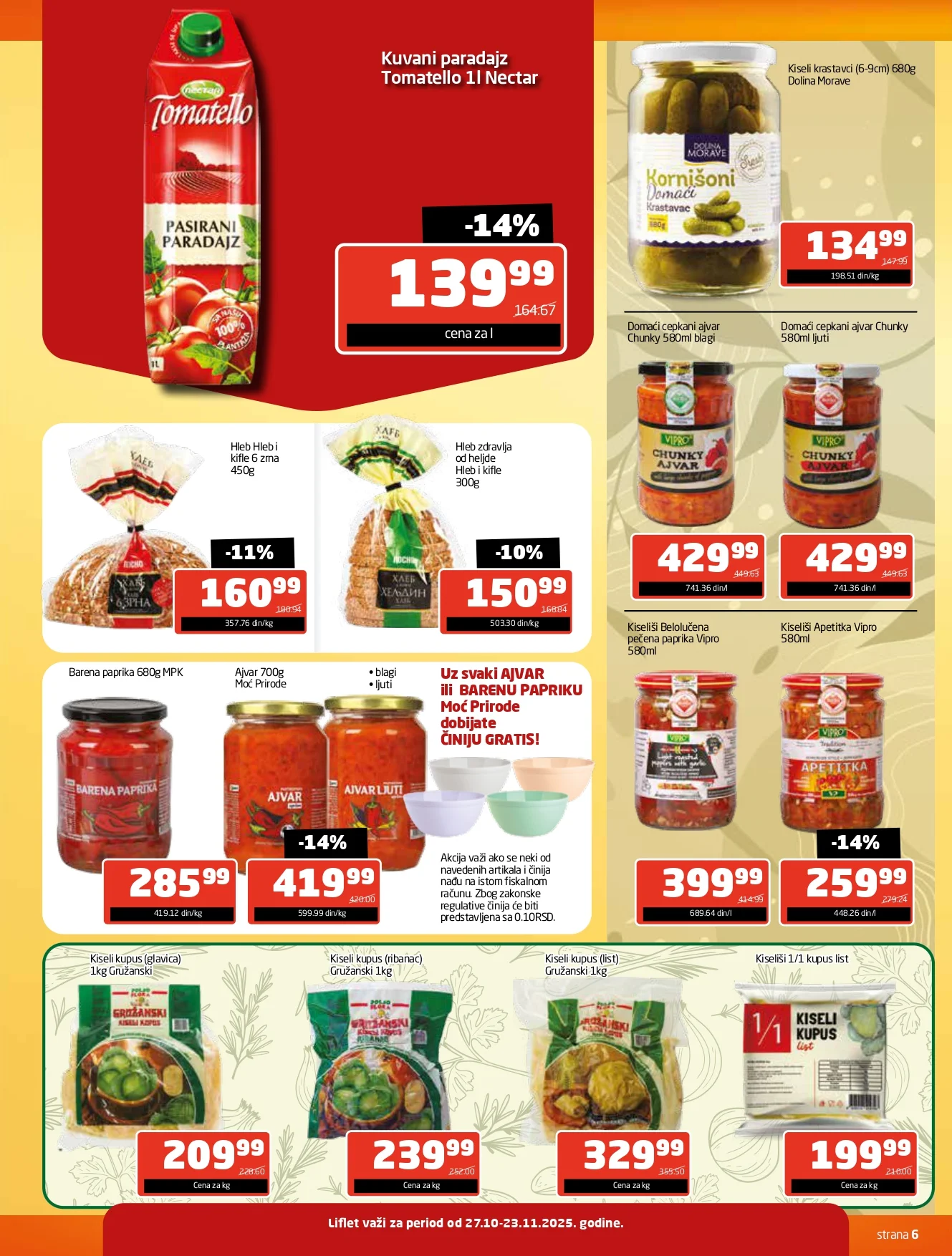 Gomex katalog TEMA MESECA 27.10-23.11.2025.