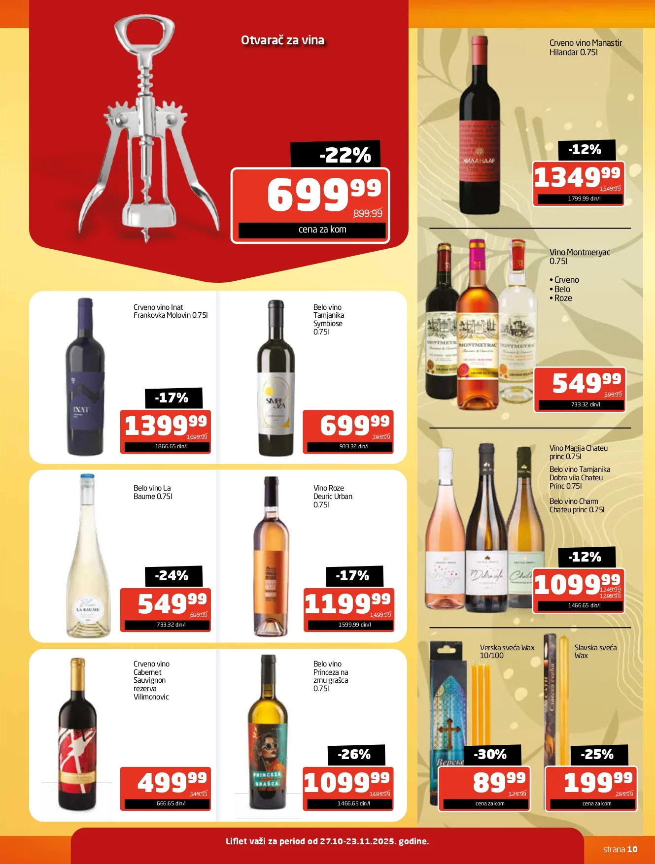 Gomex katalog TEMA MESECA 27.10-23.11.2025.