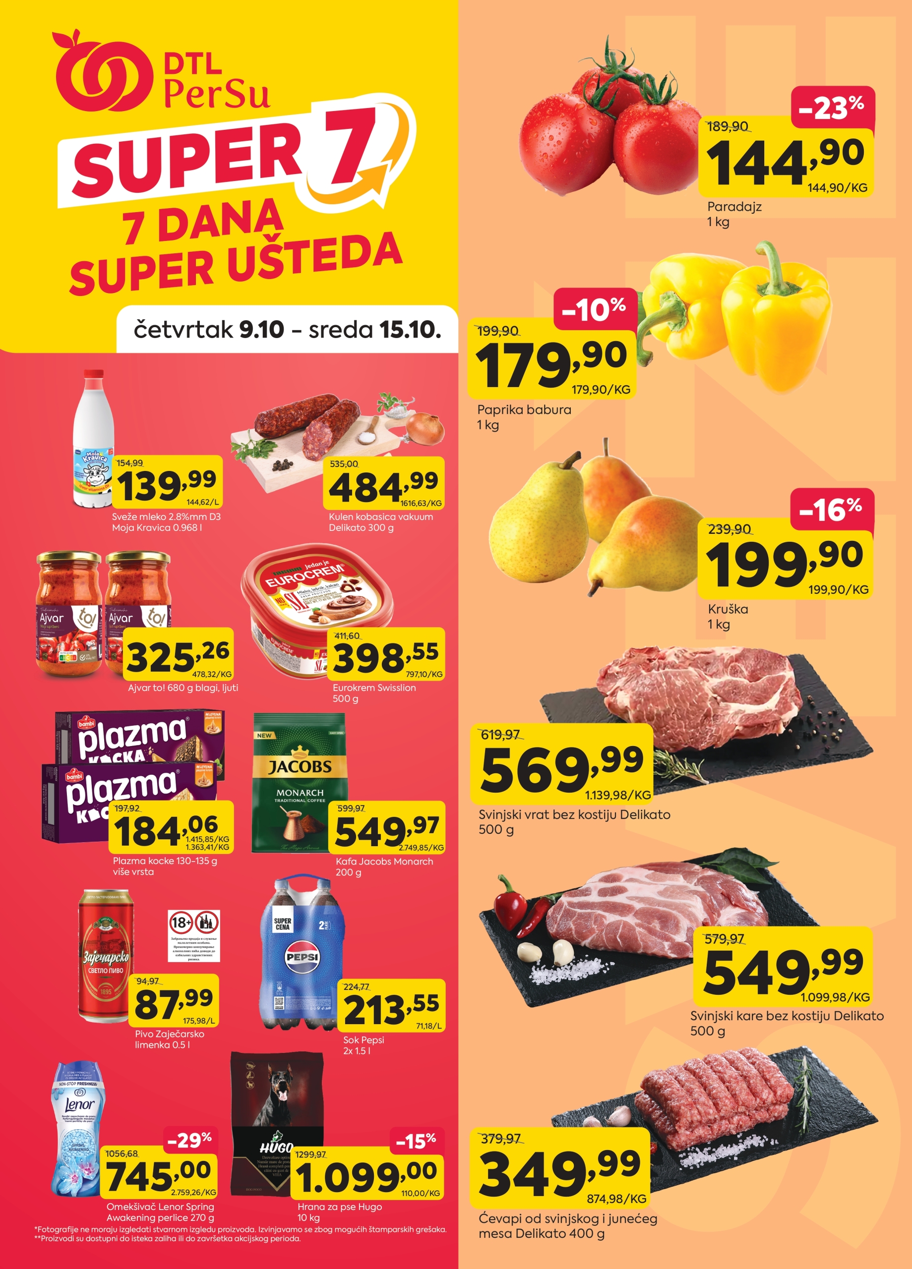 DTL PerSu NEDELJNA AKCIJA 9-15.10.2025.