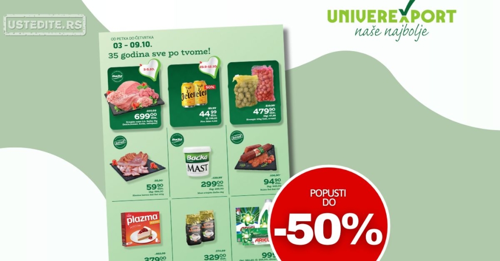 Univerexport katalog 3-9.10.2025.