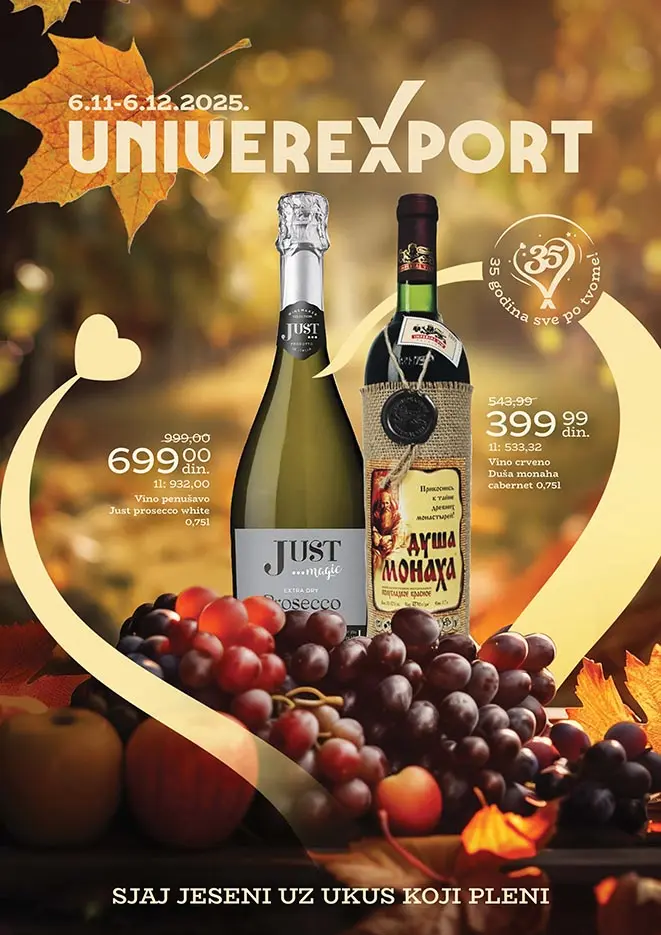 Univerexport katalog VINA I DELIKATESA 6.11–6.12.2025.