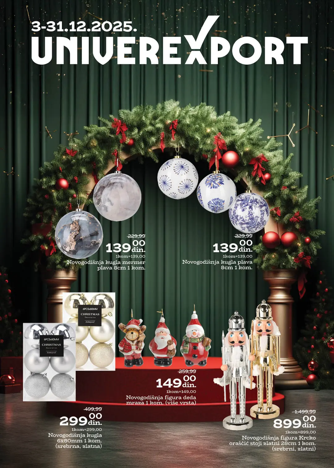 Univerexport katalog PRAZNIČNE ČAROLIJE 3-31.12.2025.
