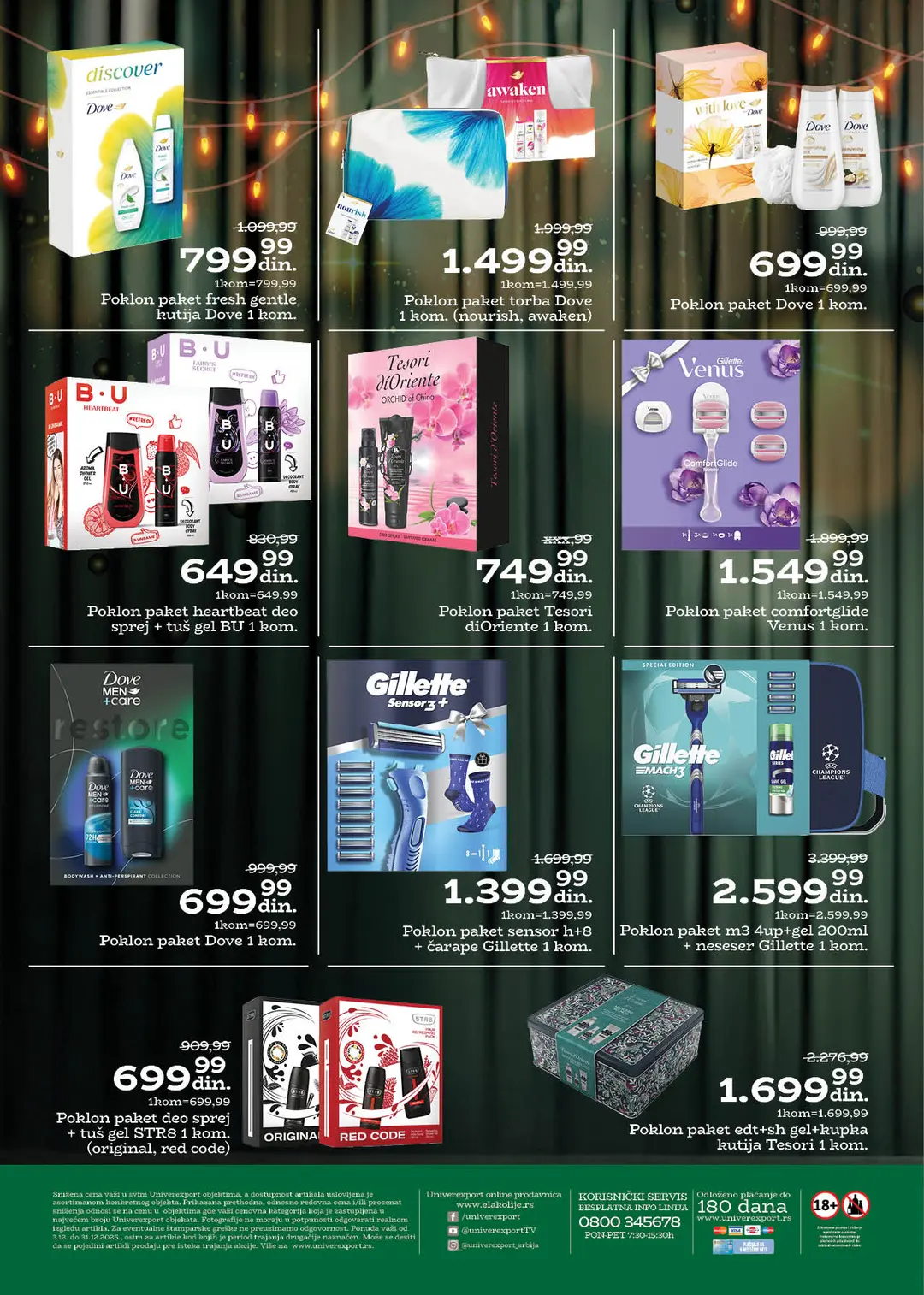 Univerexport katalog PRAZNIČNE ČAROLIJE 3-31.12.2025.