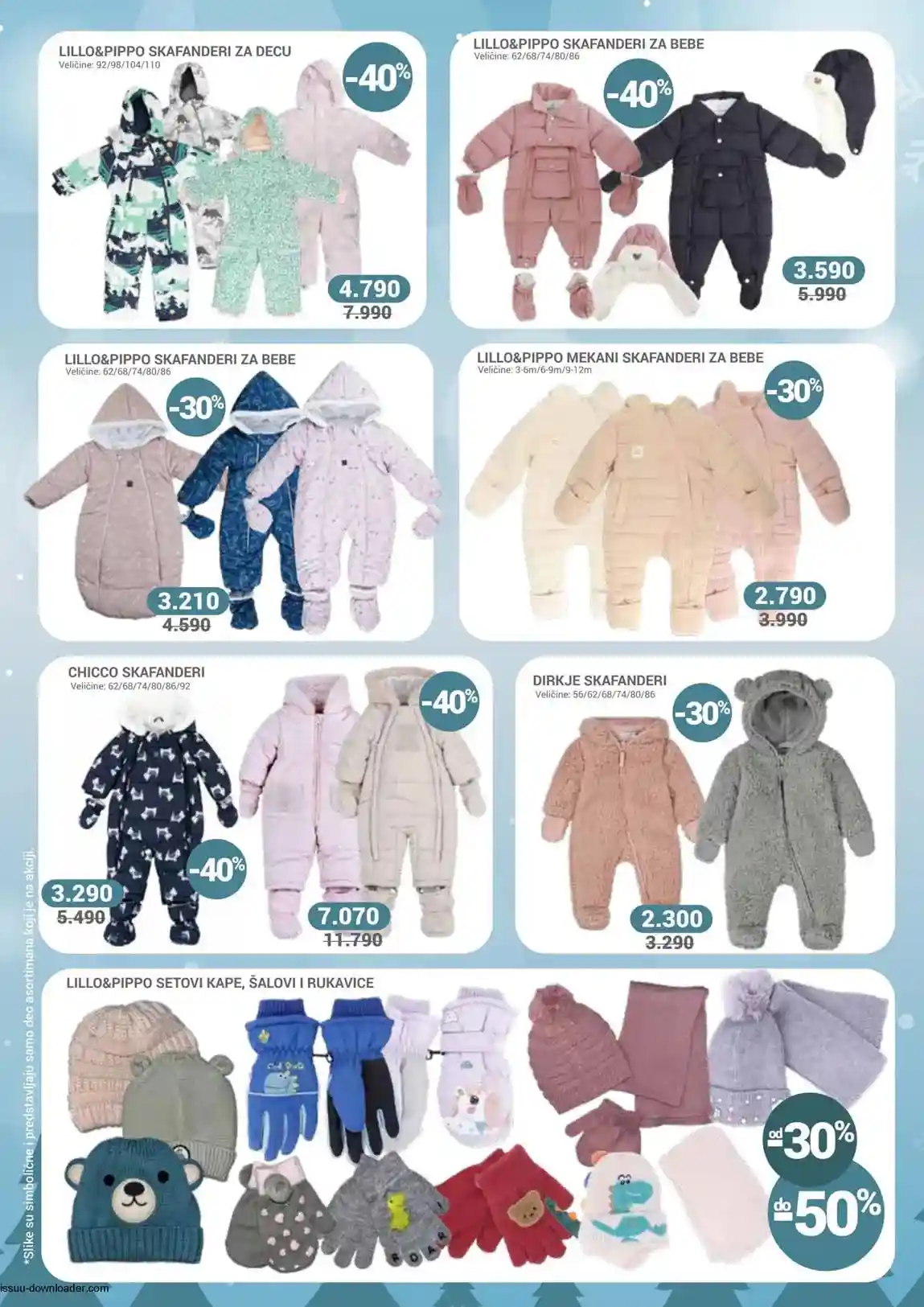 Aksa katalog ZIMSKA OPREMA ZA DEVOJČICE I DEČAKE 3-31.1.2026. 