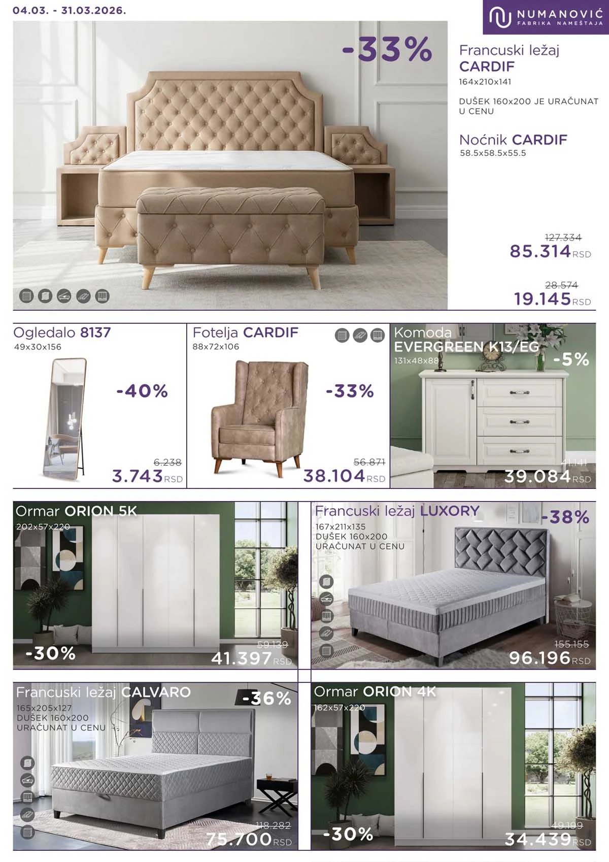 Numanović nameštaj katalog 4-31.3.2026.
