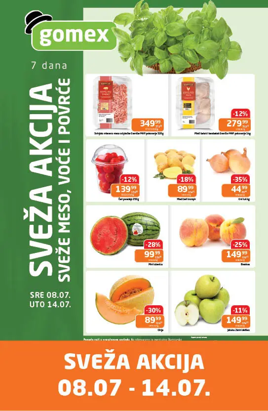 Gomex SVEŽA AKCIJA 8-14.7.2026. - str. 1