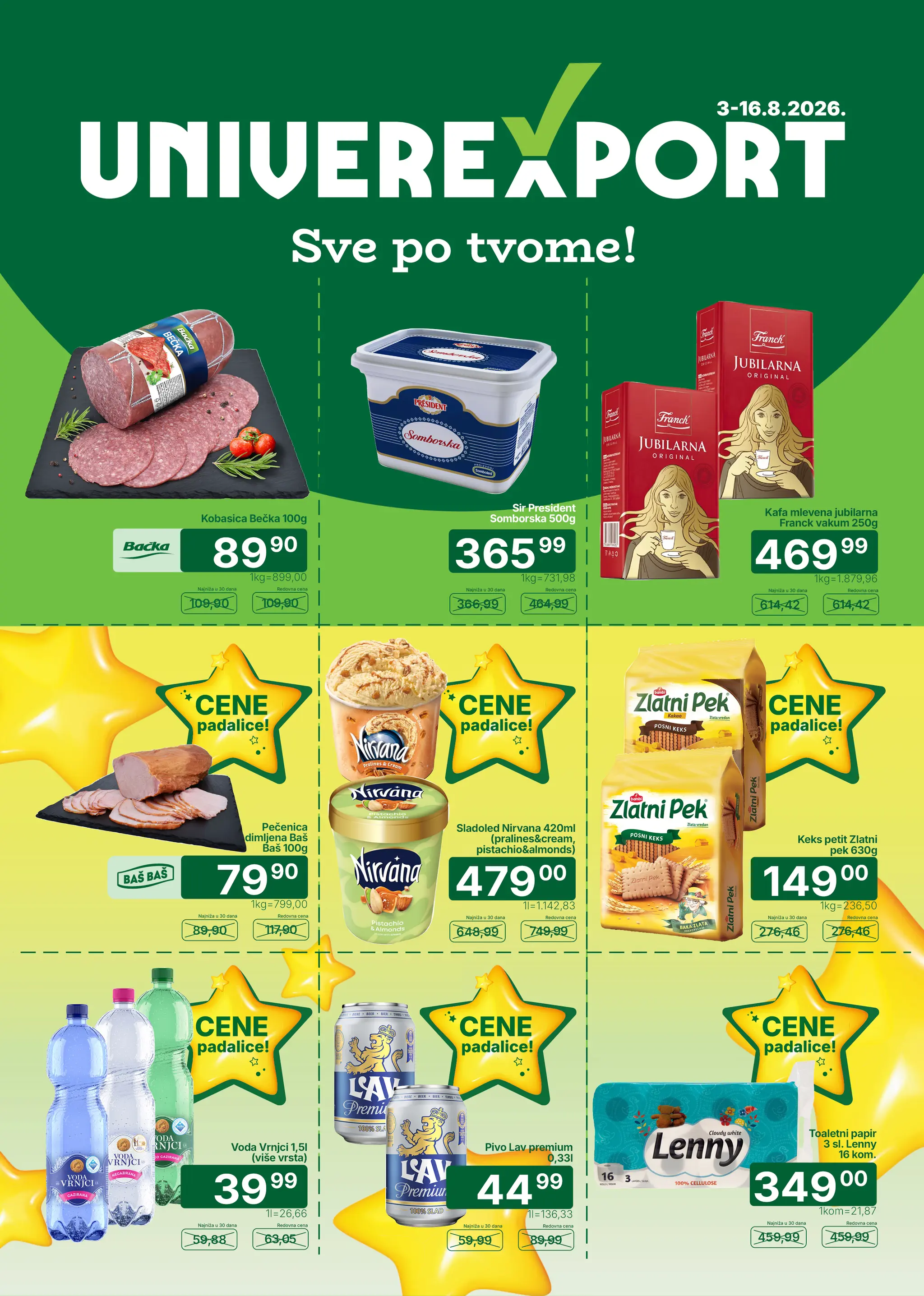 Univerexport katalog 3-16.8.2026. - str. 1