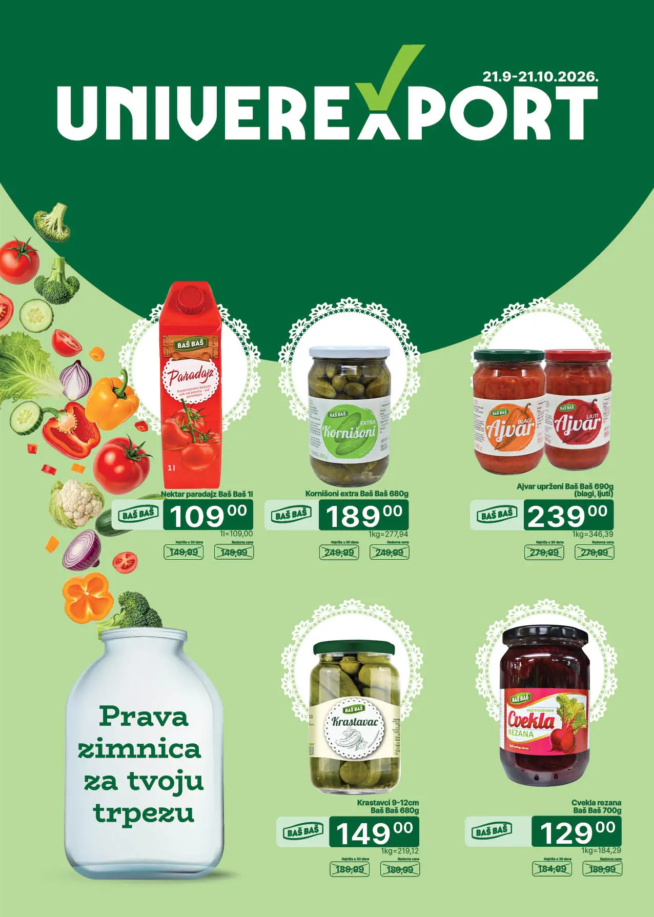 Univerexport katalog ZIMNICA 21.9-21.10.2026. - str. 1