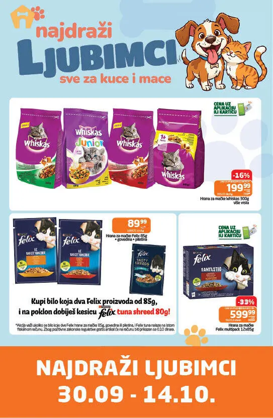 Gomex akcija KUĆNI LJUBIMCI 30.9-14.10.2026. - str. 1