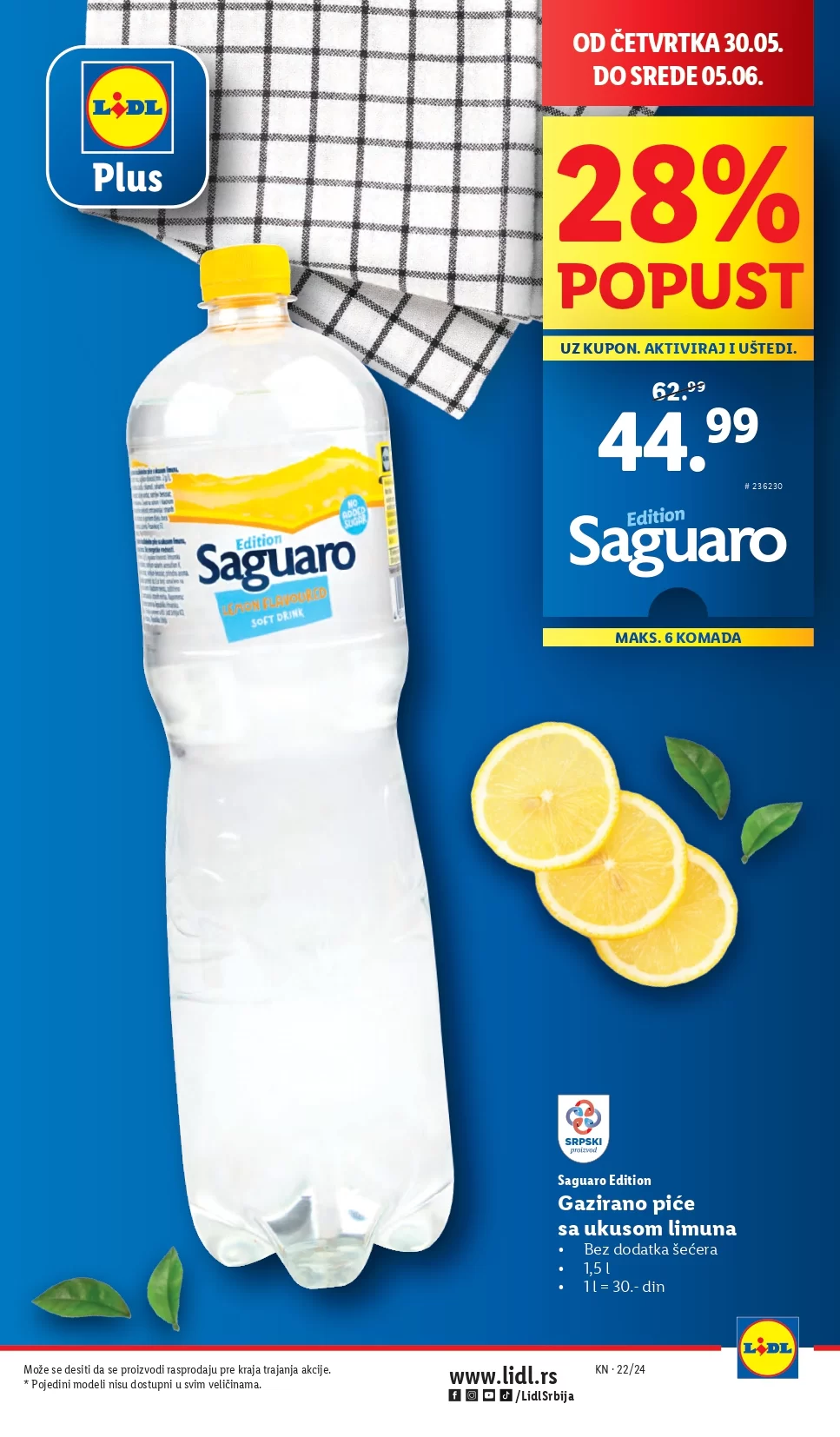 Lidl katalog PREHRANA 30.5-5.6.2024.