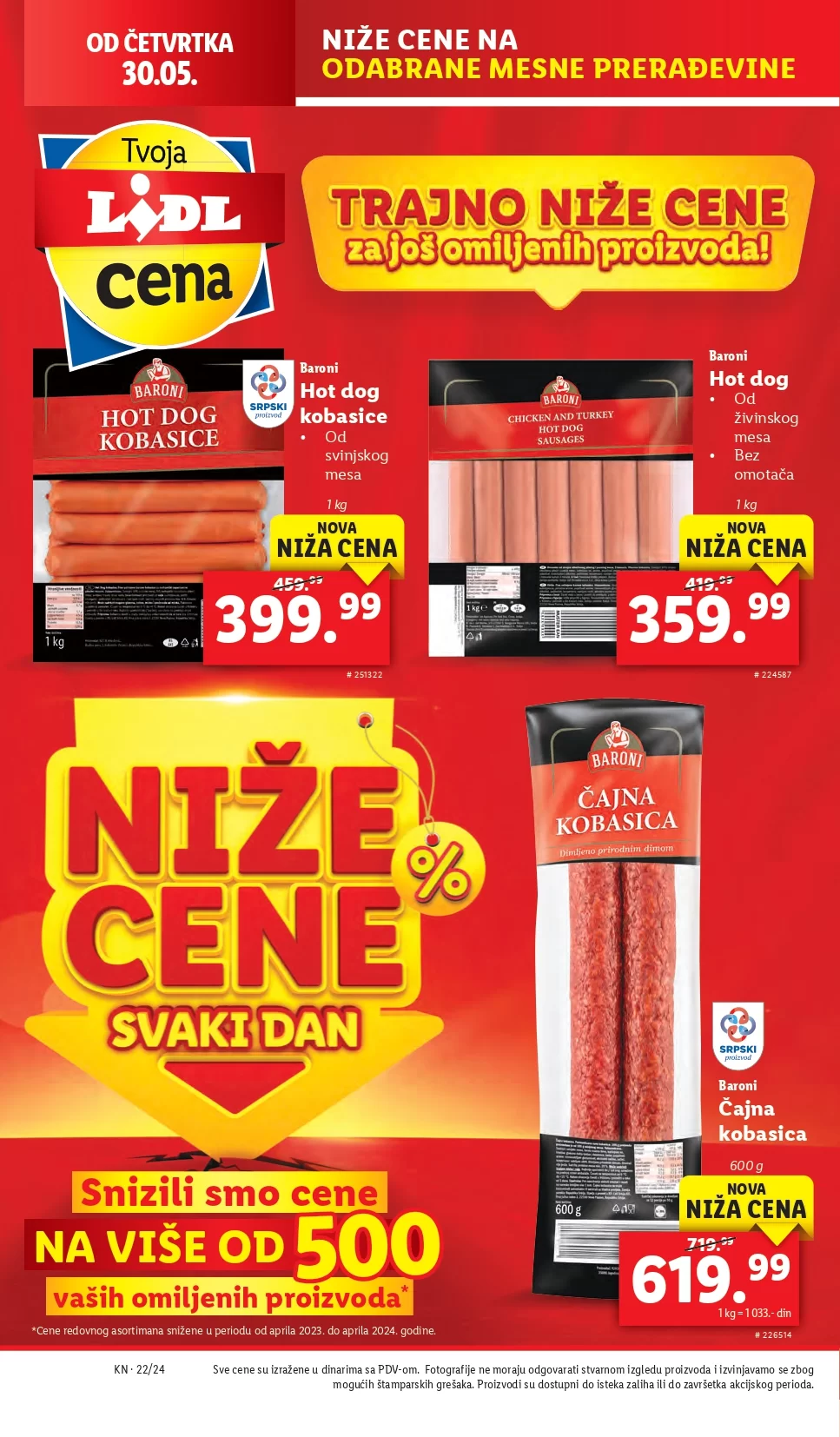 Lidl katalog PREHRANA 30.5-5.6.2024.