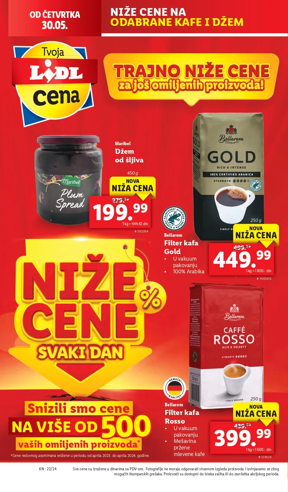 Lidl katalog PREHRANA 30.5-5.6.2024.