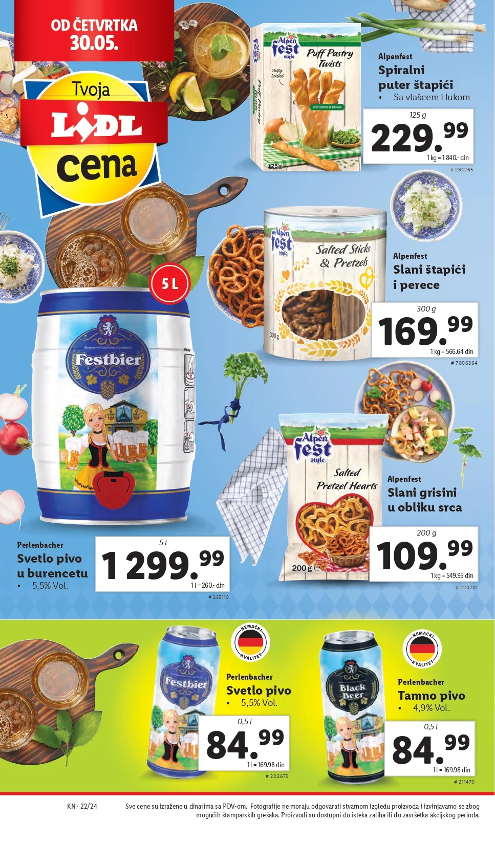 Lidl katalog PREHRANA 30.5-5.6.2024.