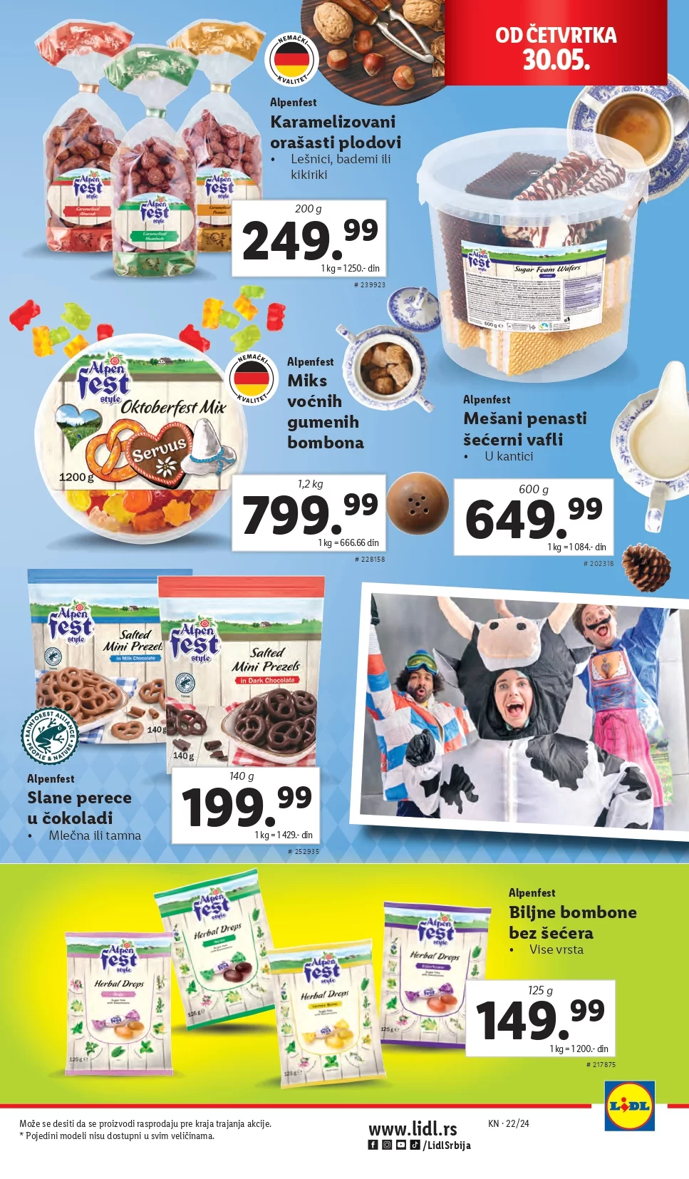 Lidl katalog PREHRANA 30.5-5.6.2024.