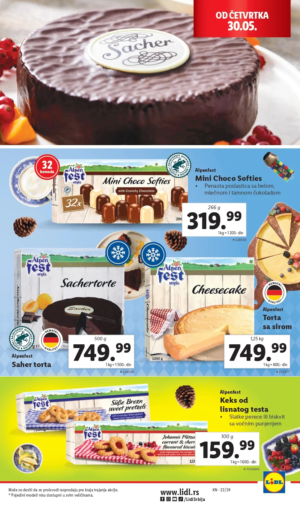 Lidl katalog PREHRANA 30.5-5.6.2024.