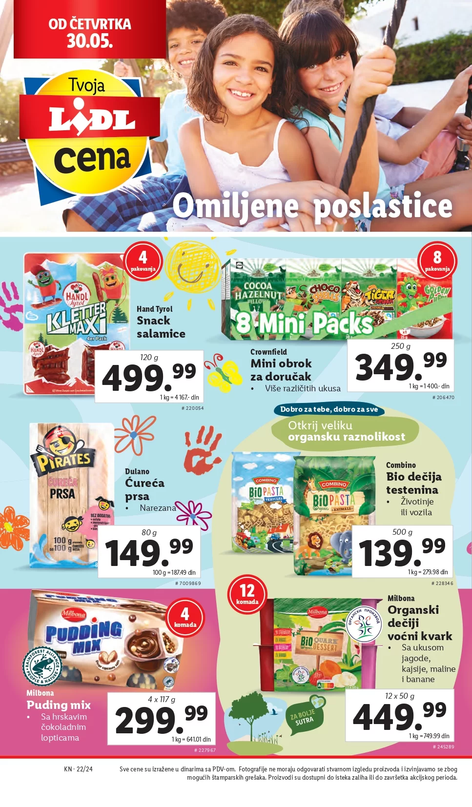 Lidl katalog PREHRANA 30.5-5.6.2024.